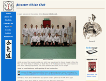 Tablet Screenshot of bicesteraikido.org